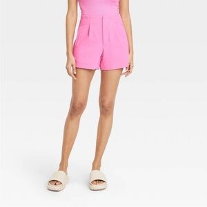 A New Day Pink Tailored Shorts